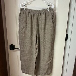 FLAX Linen Pants Size L
